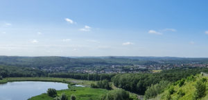 Quierschied Fischbach Göttelborn Kraftwerk Weiher Panorama